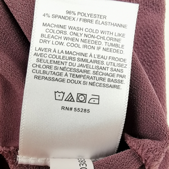 Express Purple V neck tank top - Picture 4 of 6